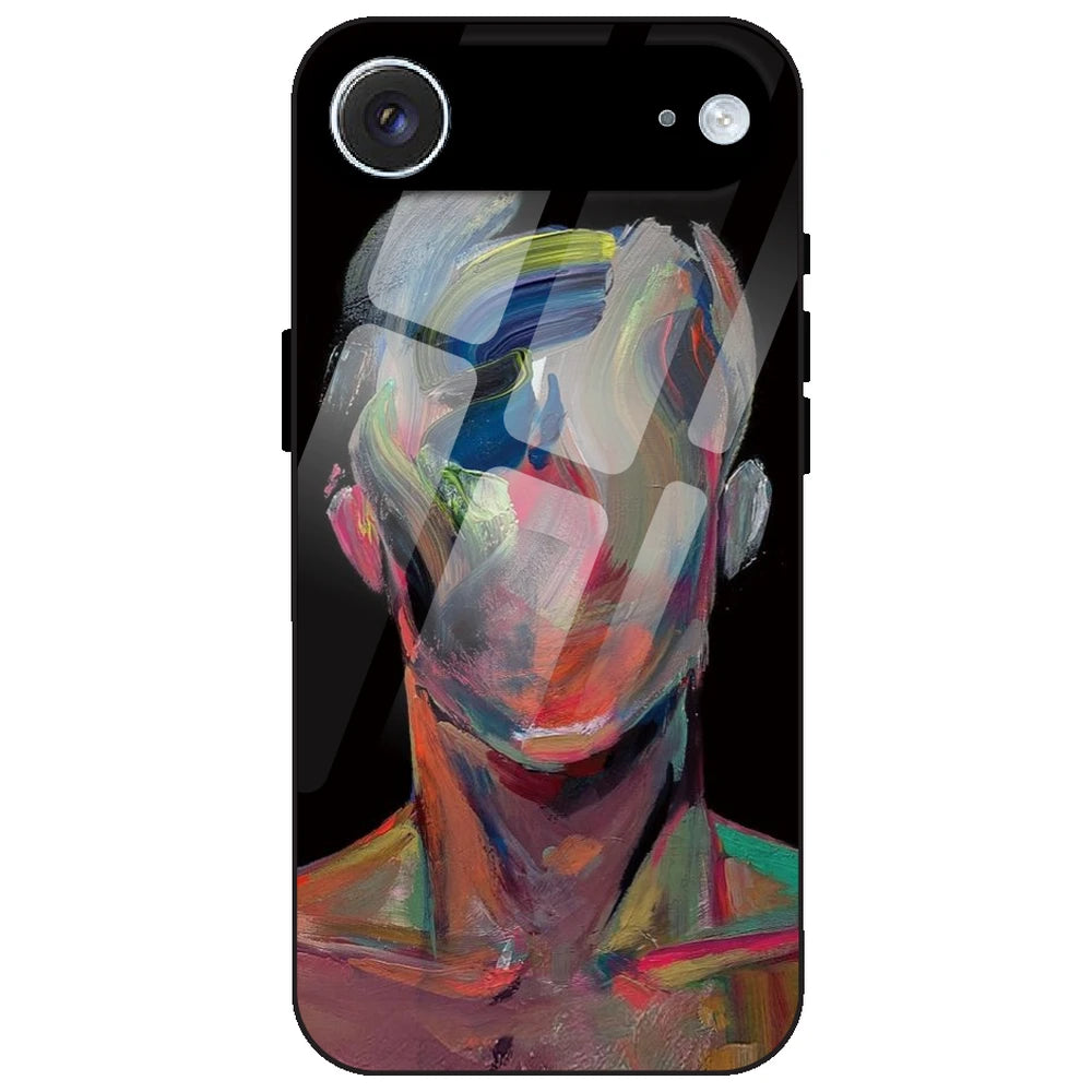 Face Oil Painting - Glass Case for Apple iPhone Air