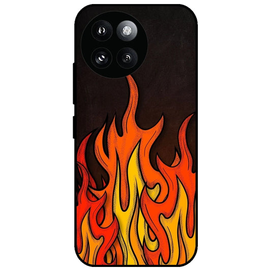 Flames - Glossy Metal Silicone Case for Redmi Xiaomi 14 Civi