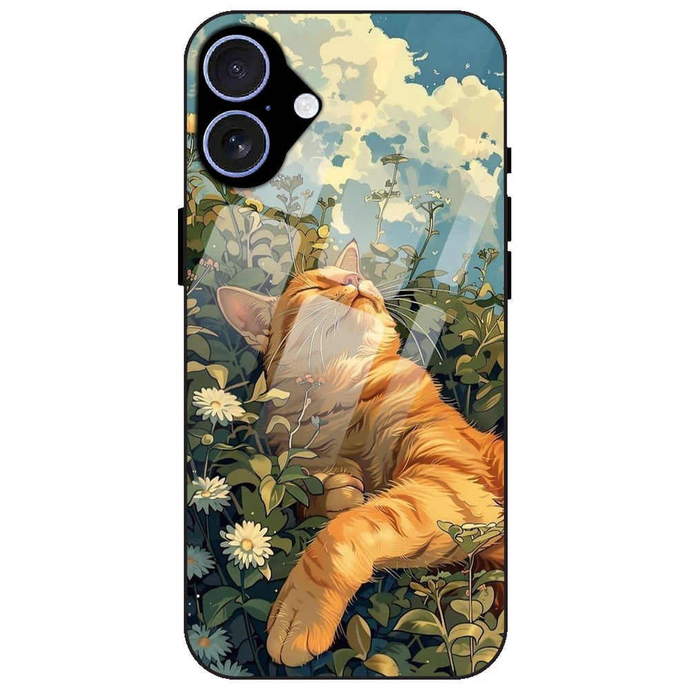 Garfield Sleeping - Glass Case for Apple iPhone 17