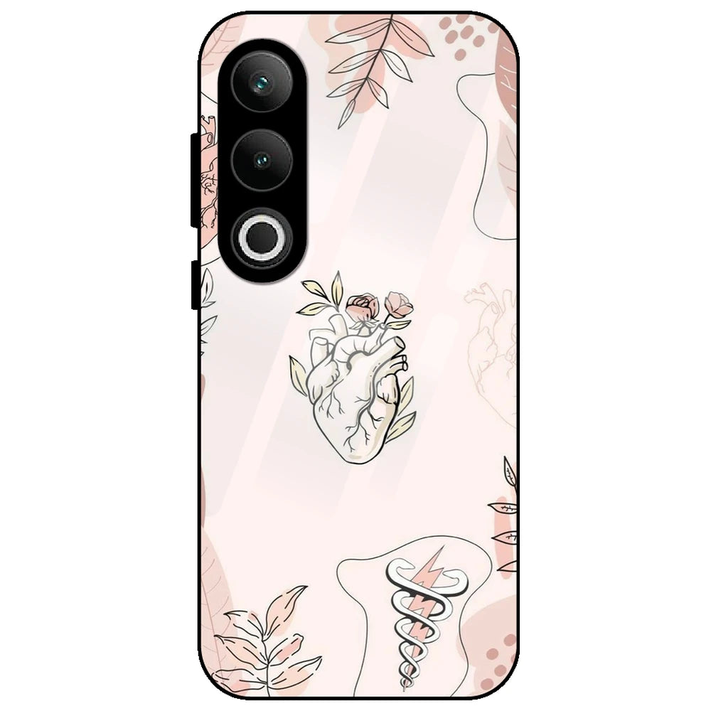 Hearts And Flowers - Glass Case for OnePlus Nord CE 4