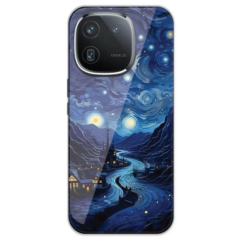 The Starry Night - Printed Silicone Case For IQOO 12