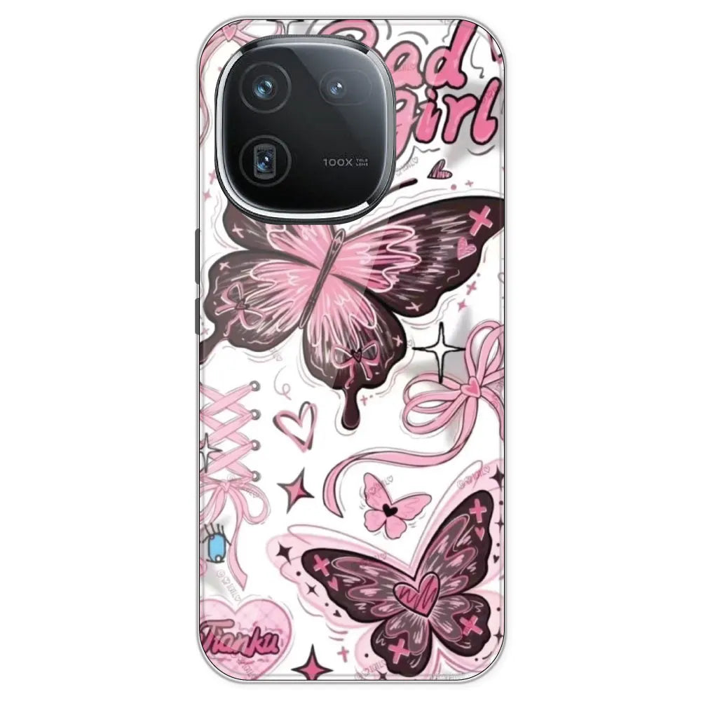 Bad Girl Butterfly - Printed Silicone Case For IQOO 12