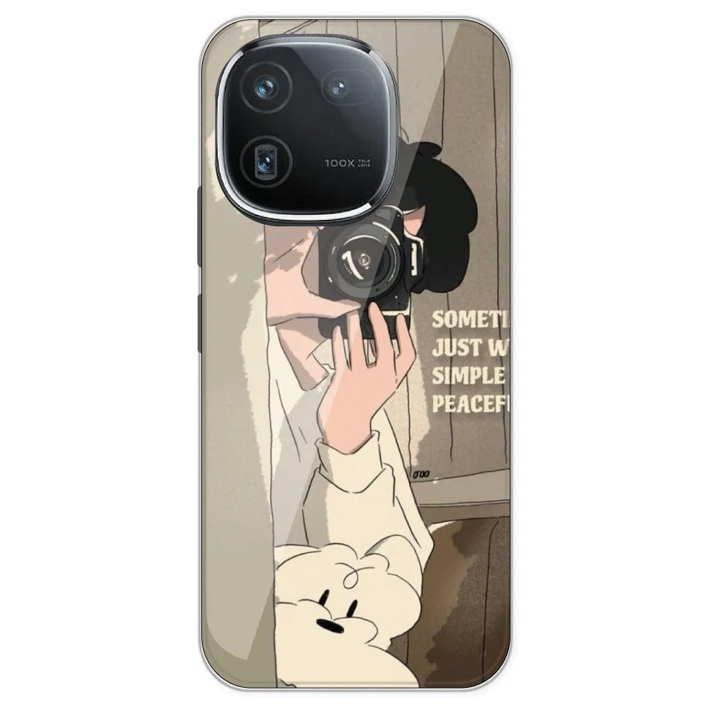 Book Collage - Printed Silicone Case For IQOO 12
