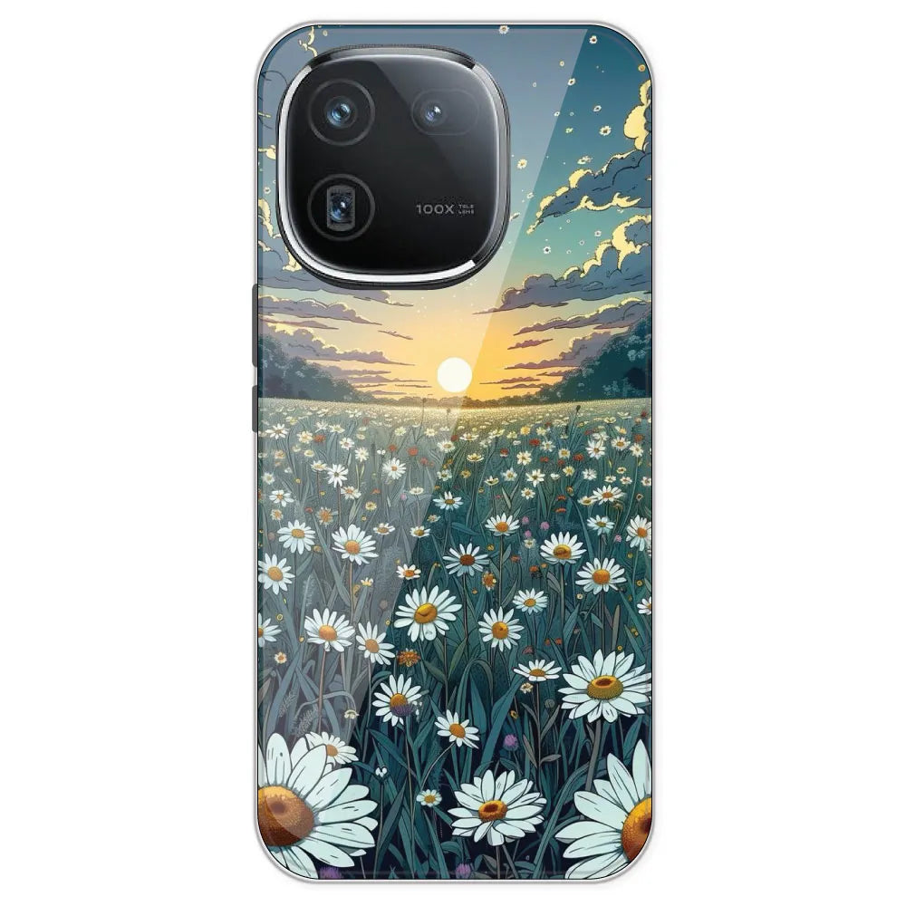 Daisy Sunset - Printed Silicone Case For IQOO 12