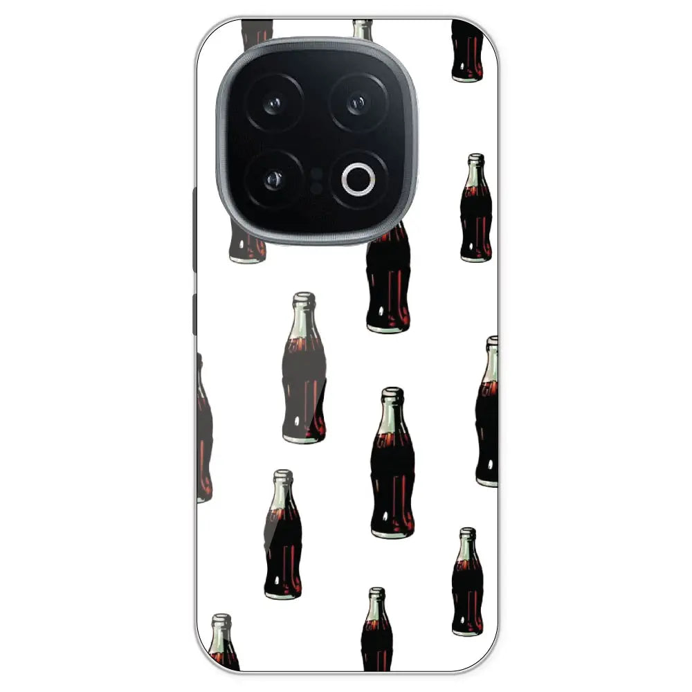 Soft Drinks - Clear Printed Silicone Case For IQOO 13
