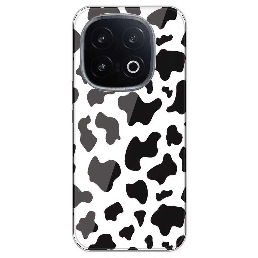 Cow Print - Clear Printed Silicone Case For IQOO 13