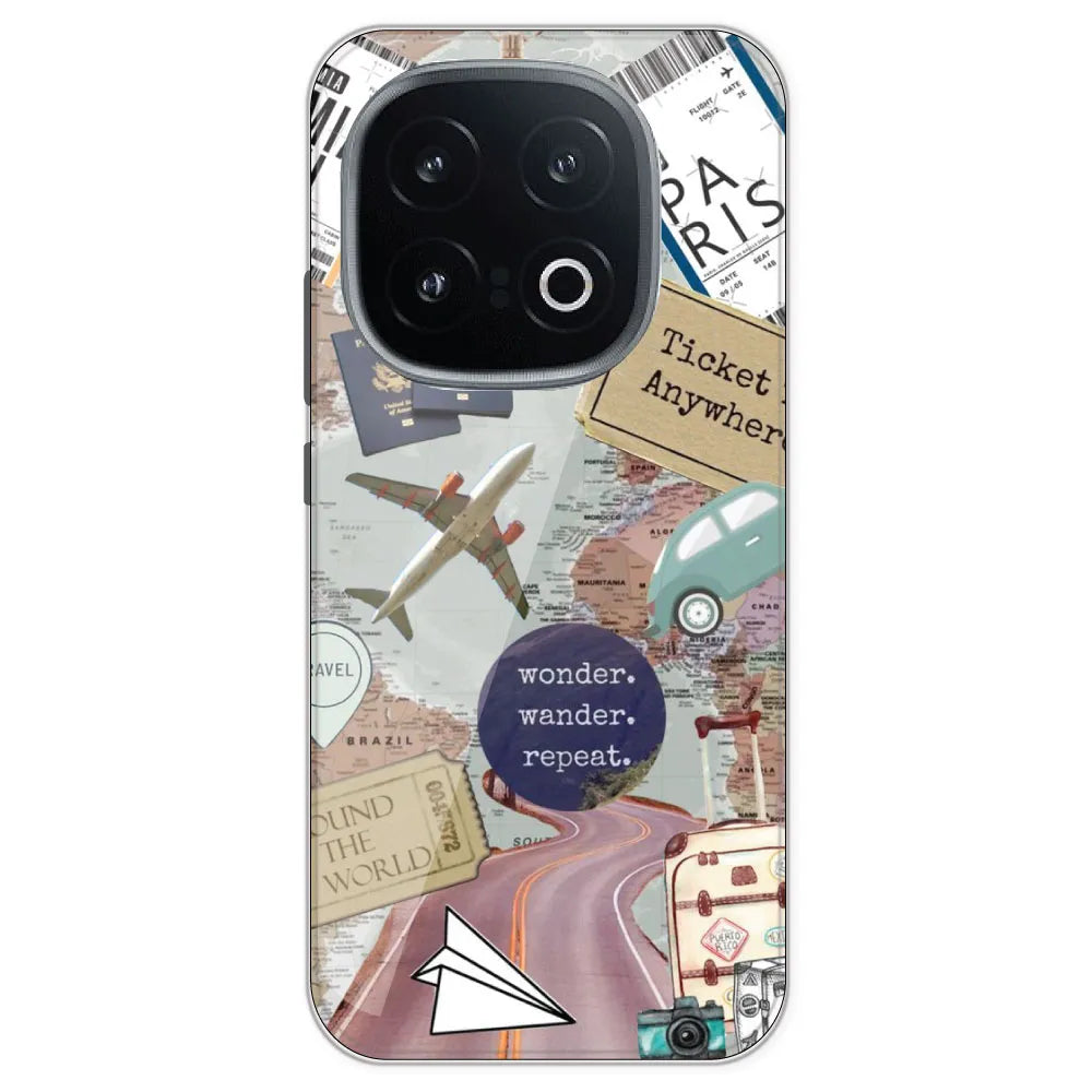 Travel Collage - Printed Silicone Case For IQOO 13