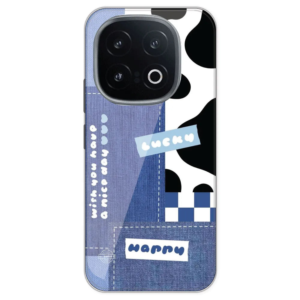 Cow Print Collage - Printed Silicone Case For IQOO 13