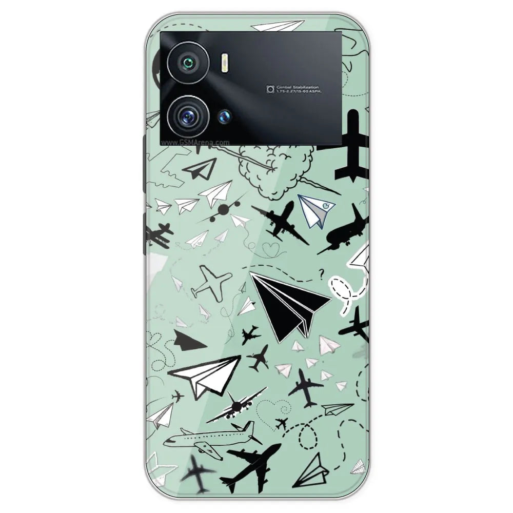 Planes - Printed Silicone Case For IQOO 9 Pro