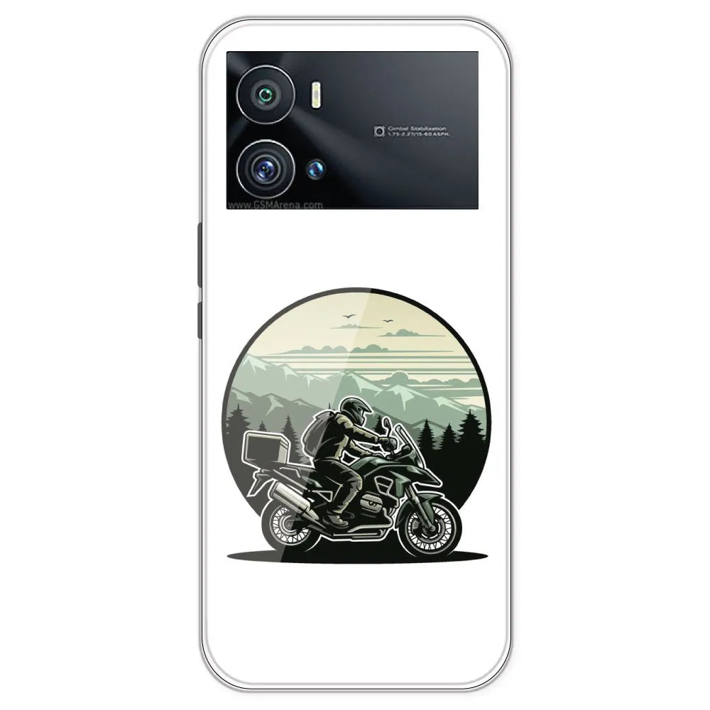 Biker - Printed Silicone Case For IQOO 9 Pro