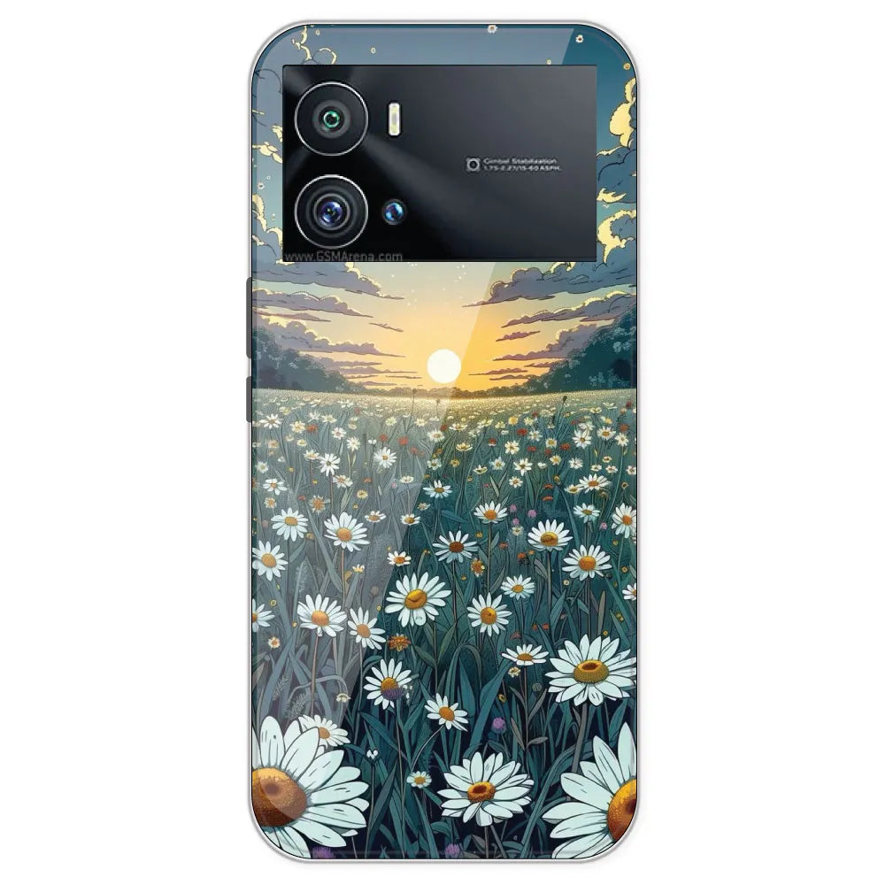 Daisy Sunset - Printed Silicone Case For IQOO 9 Pro