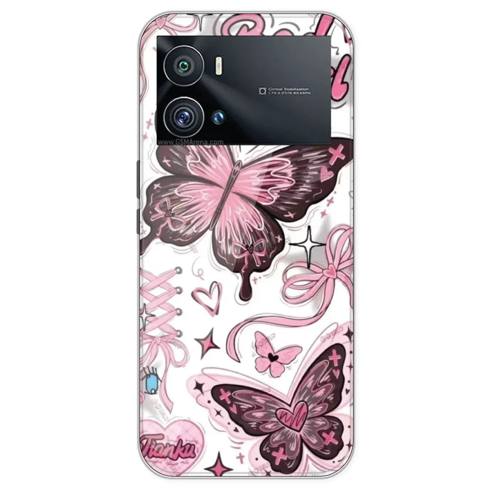 Bad Girl Butterfly - Printed Silicone Case For IQOO 9 Pro
