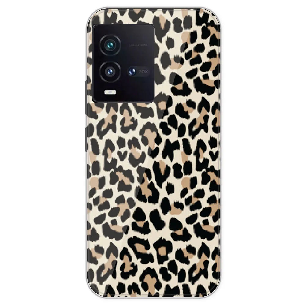 Leopard Print - Printed Silicone Case For IQOO 9SE