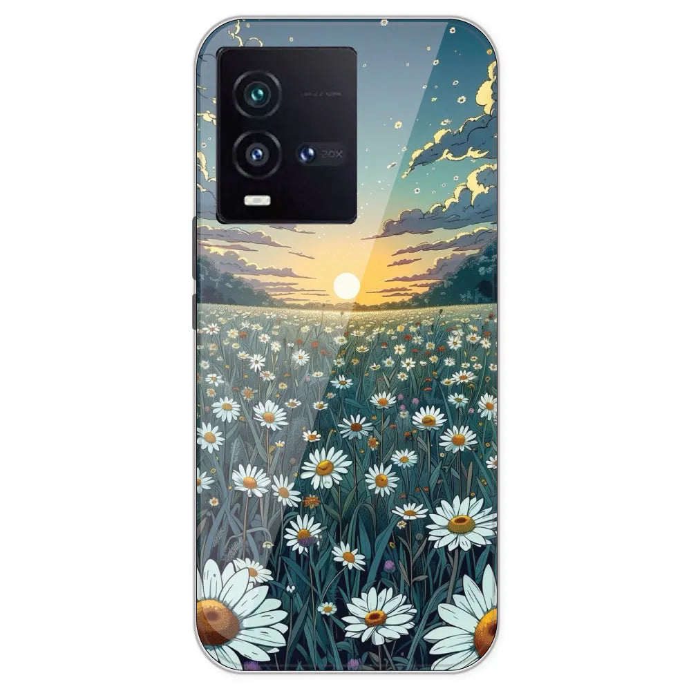 Daisy Sunset - Printed Silicone Case For IQOO 9SE