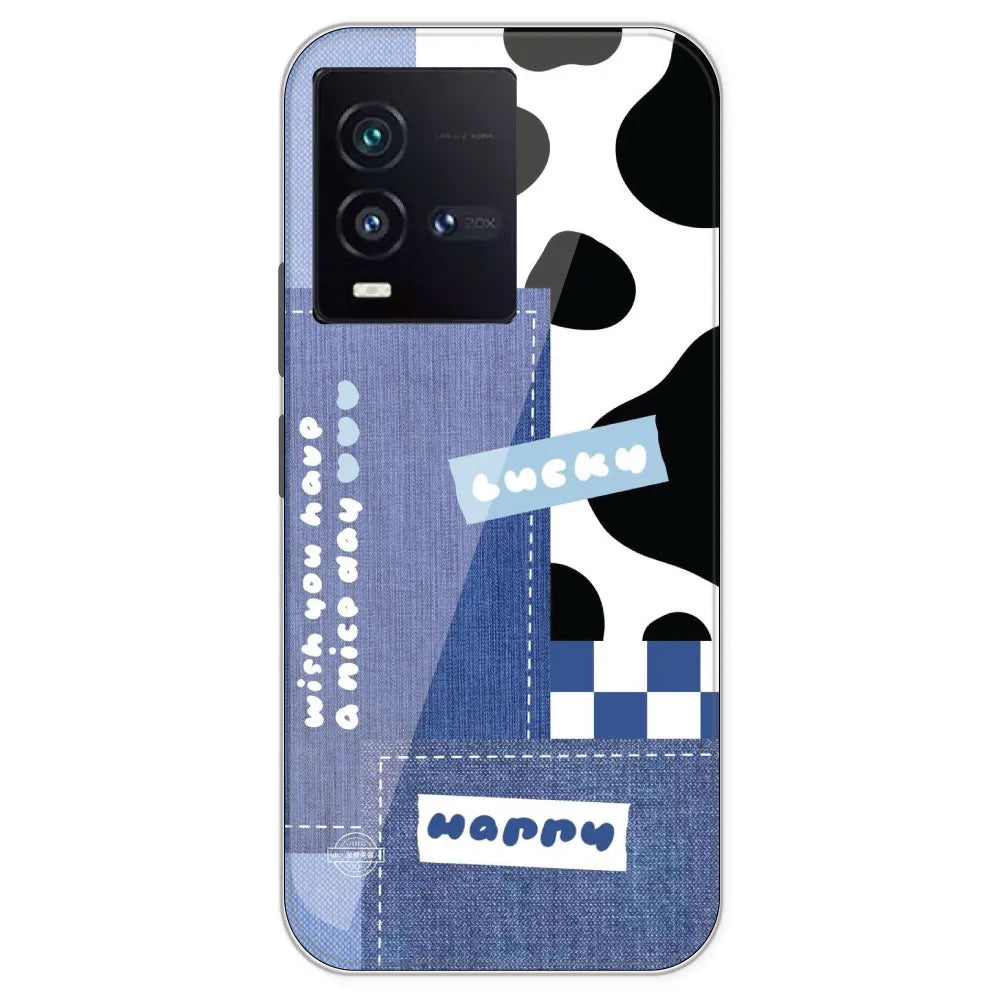 Cow Print Collage - Printed Silicone Case For IQOO 9SE