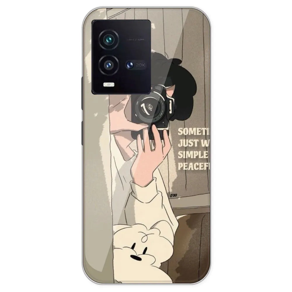 Book Collage - Printed Silicone Case For IQOO 9SE
