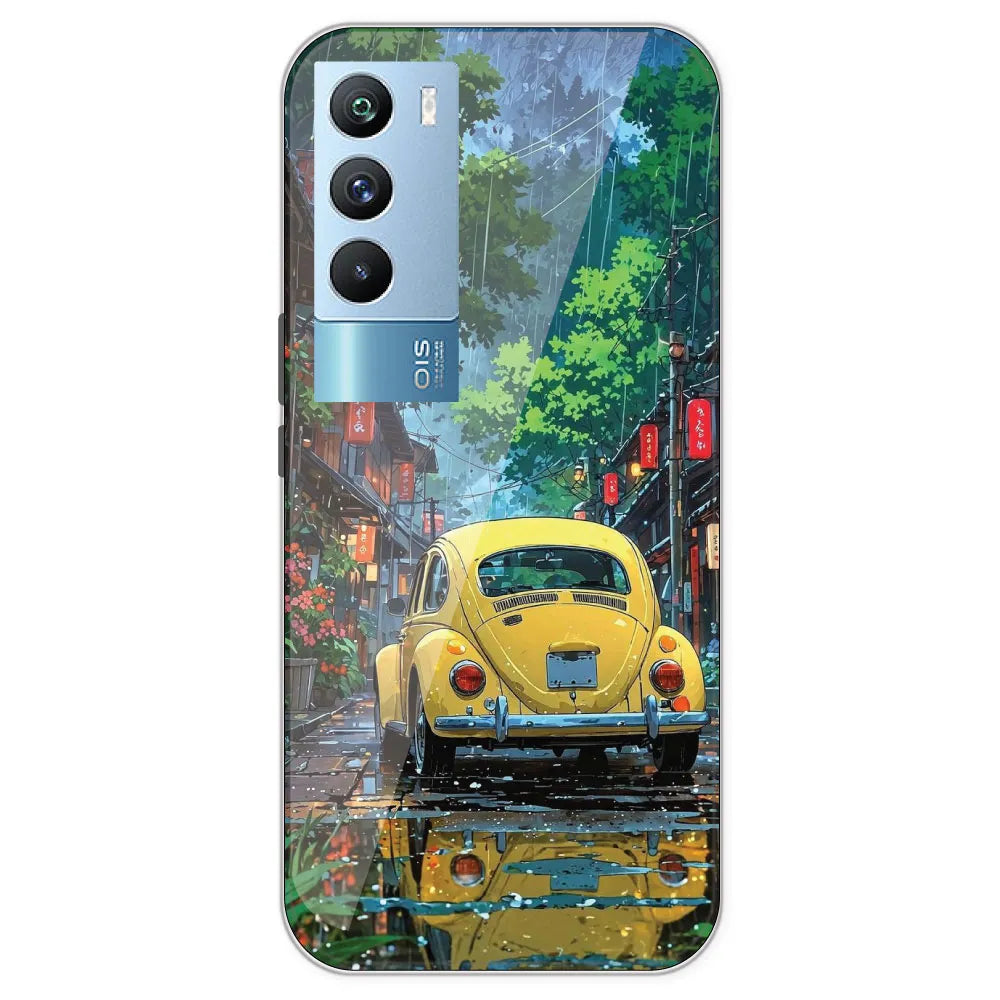 Yellow Bettle - Printed Silicone Case For IQOO 9T