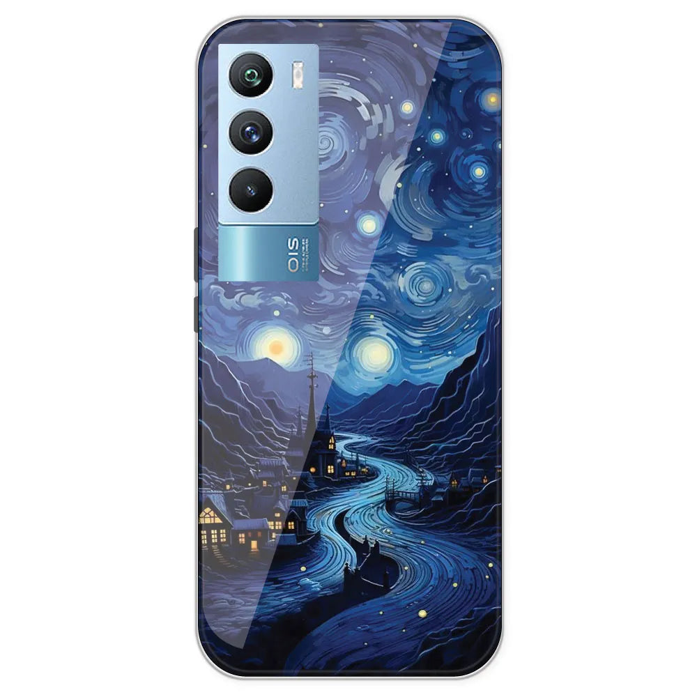 The Starry Night - Printed Silicone Case For IQOO 9T