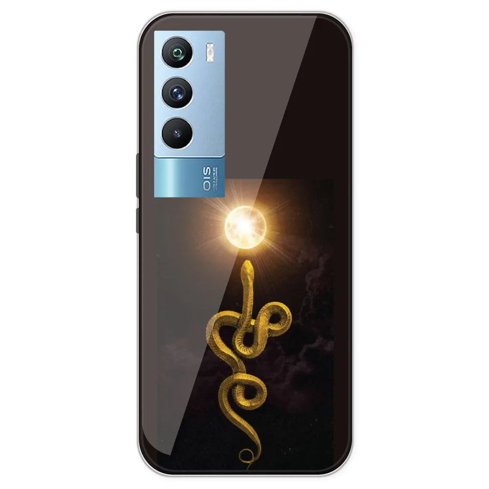 Golden Serpent - Printed Silicone Case For IQOO 9T