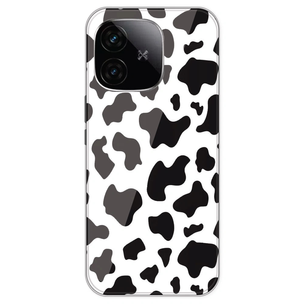 Cow Print - Clear Printed Silicone Case For IQOO Neo 10R