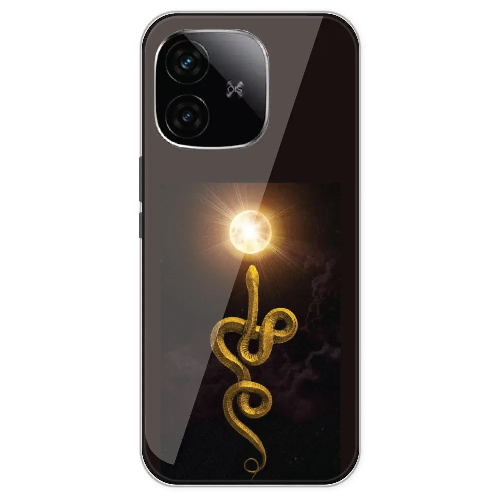 Golden Serpent - Printed Silicone Case For IQOO Neo 10R