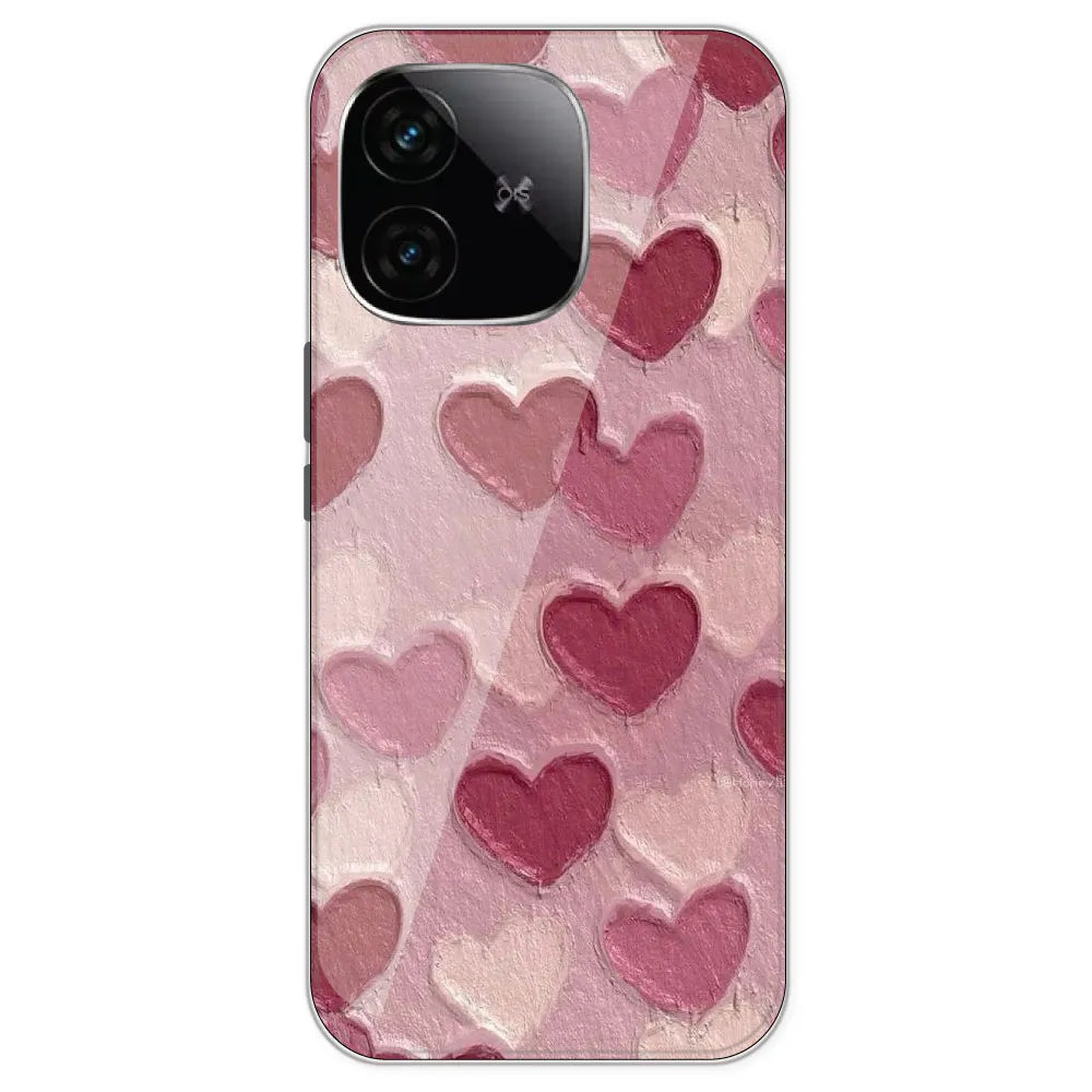 Pastel Hearts - Printed Silicone Case For IQOO Neo 10R