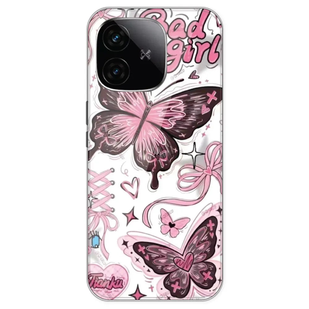 Bad Girl Butterfly - Printed Silicone Case For IQOO Neo 10R