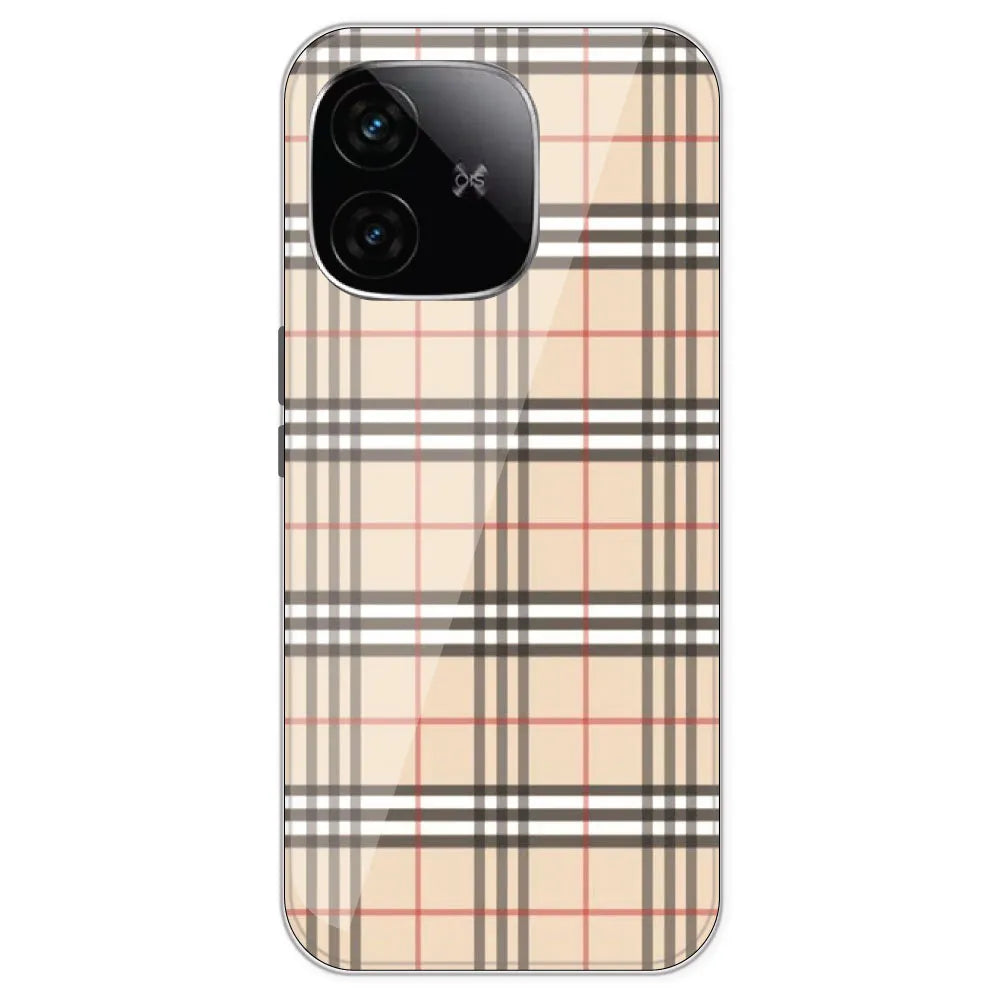 Yellow Checks - Printed Silicone Case For IQOO Neo 10R