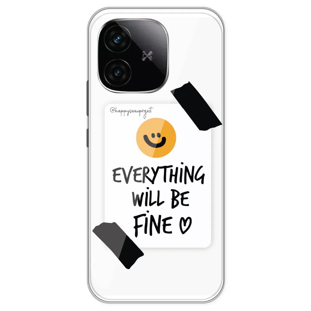 Everything Will Be Fine - Clear Printed Silicone Case For IQOO Neo 10R