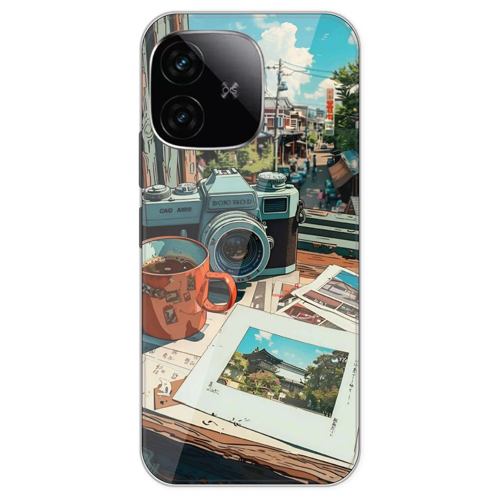 Vintage Camera Travel Vibes - Printed Silicone Case For iQOO Models