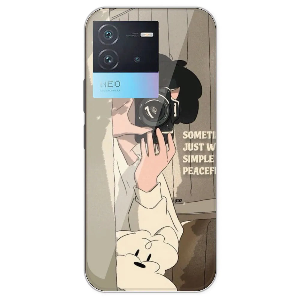 Book Collage - Printed Silicone Case For IQOO Neo 6