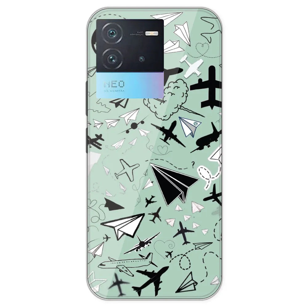 Planes - Printed Silicone Case For IQOO Neo 6