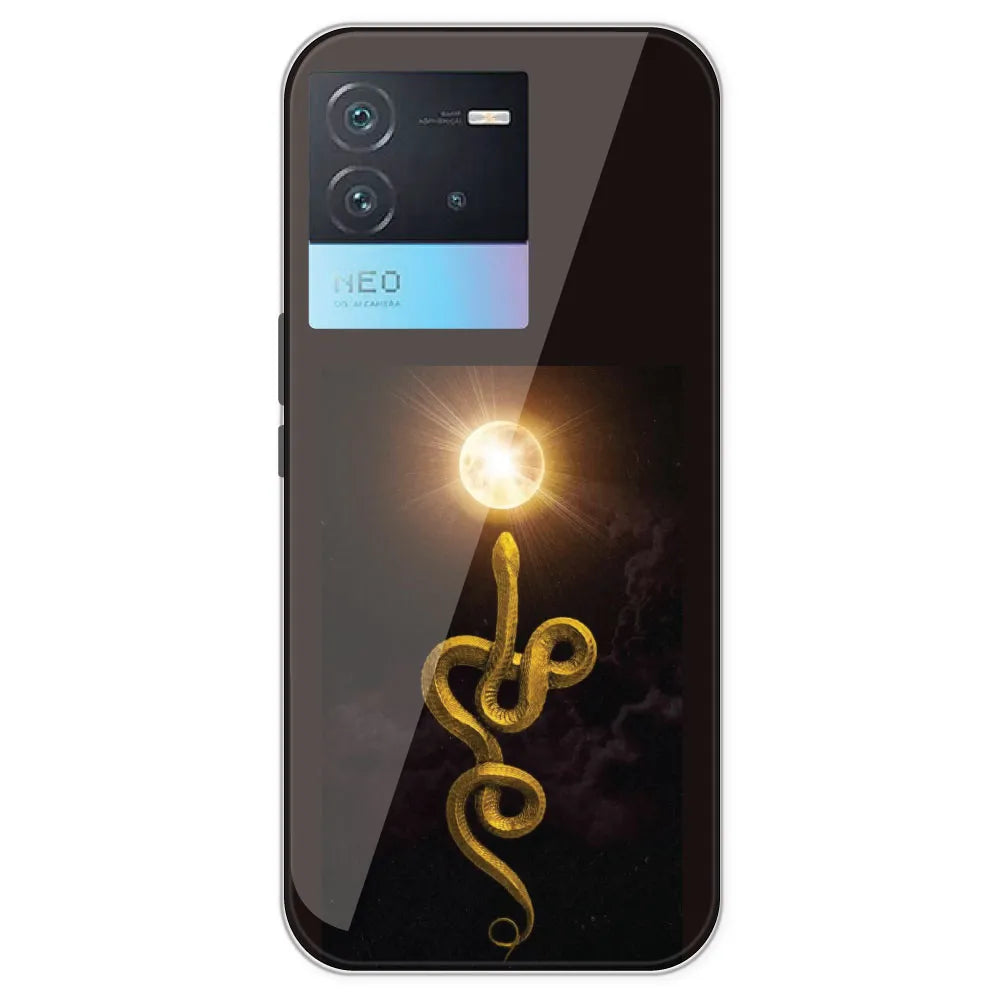 Golden Serpent - Printed Silicone Case For IQOO Neo 6