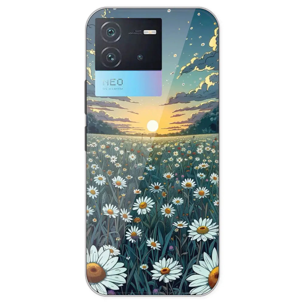 Daisy Sunset - Printed Silicone Case For IQOO Neo 6