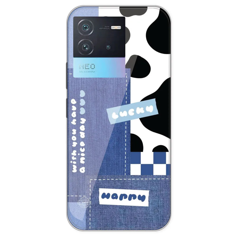 Cow Print Collage - Printed Silicone Case For IQOO Neo 6