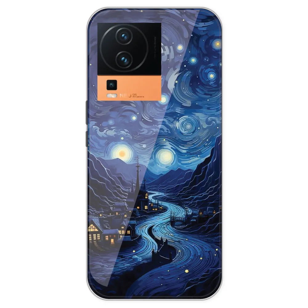 The Starry Night - Printed Silicone Case For IQOO Neo 7 Pro