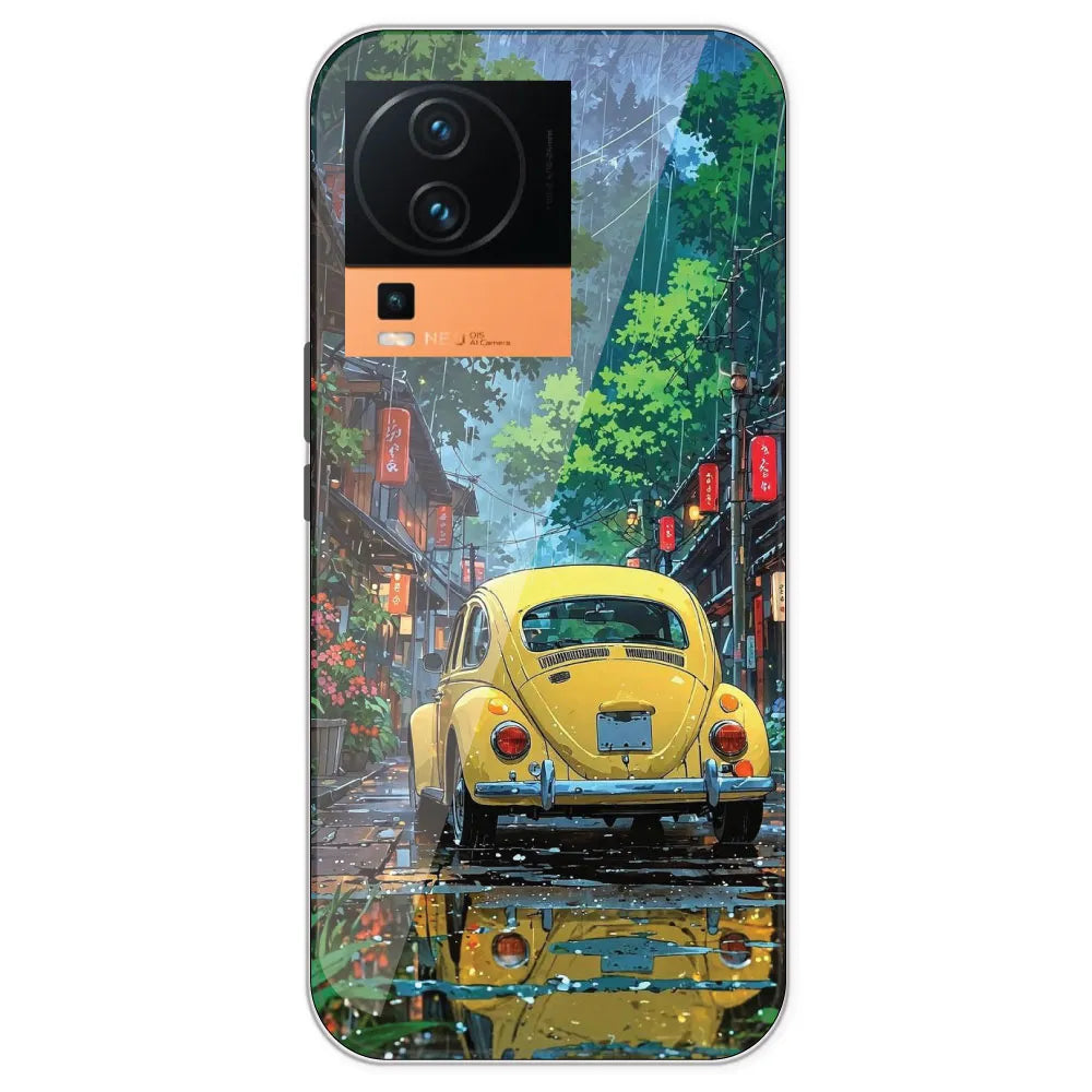 Yellow Bettle - Printed Silicone Case For IQOO Neo 7 Pro