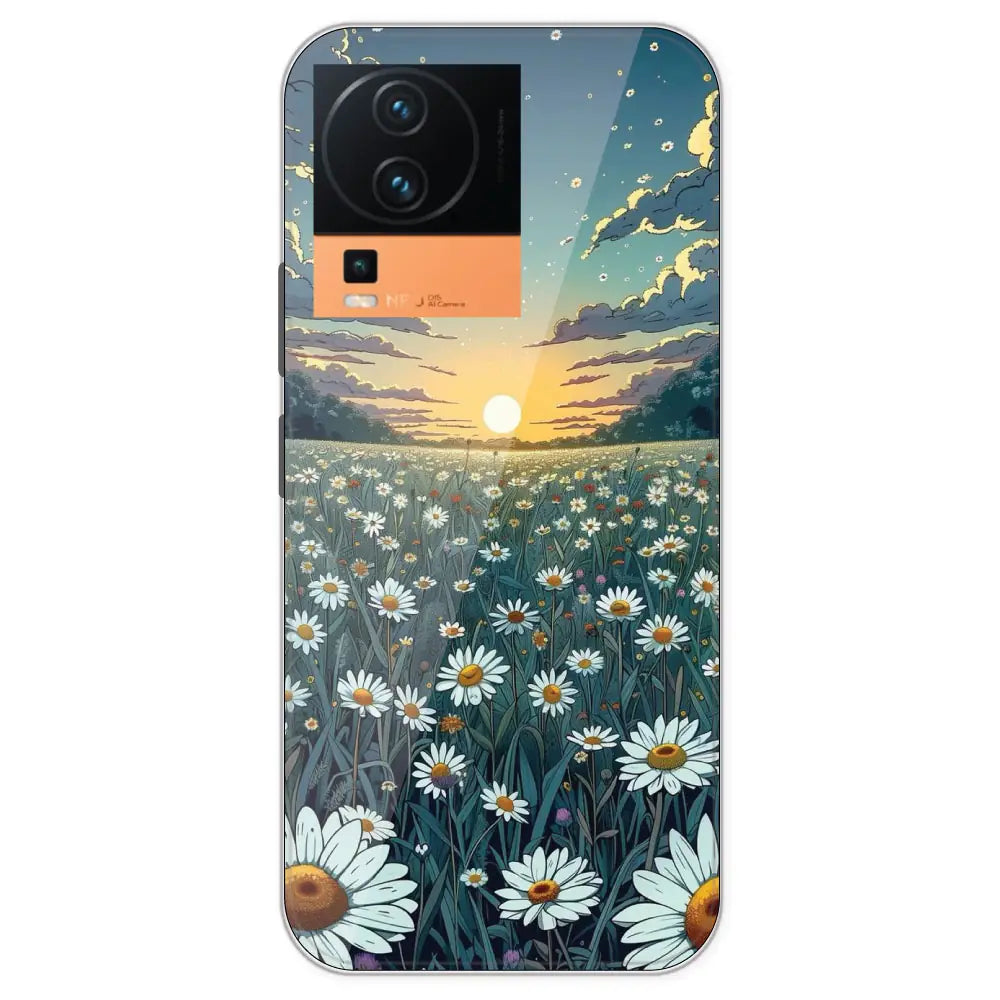 Daisy Sunset - Printed Silicone Case For IQOO Neo 7 Pro