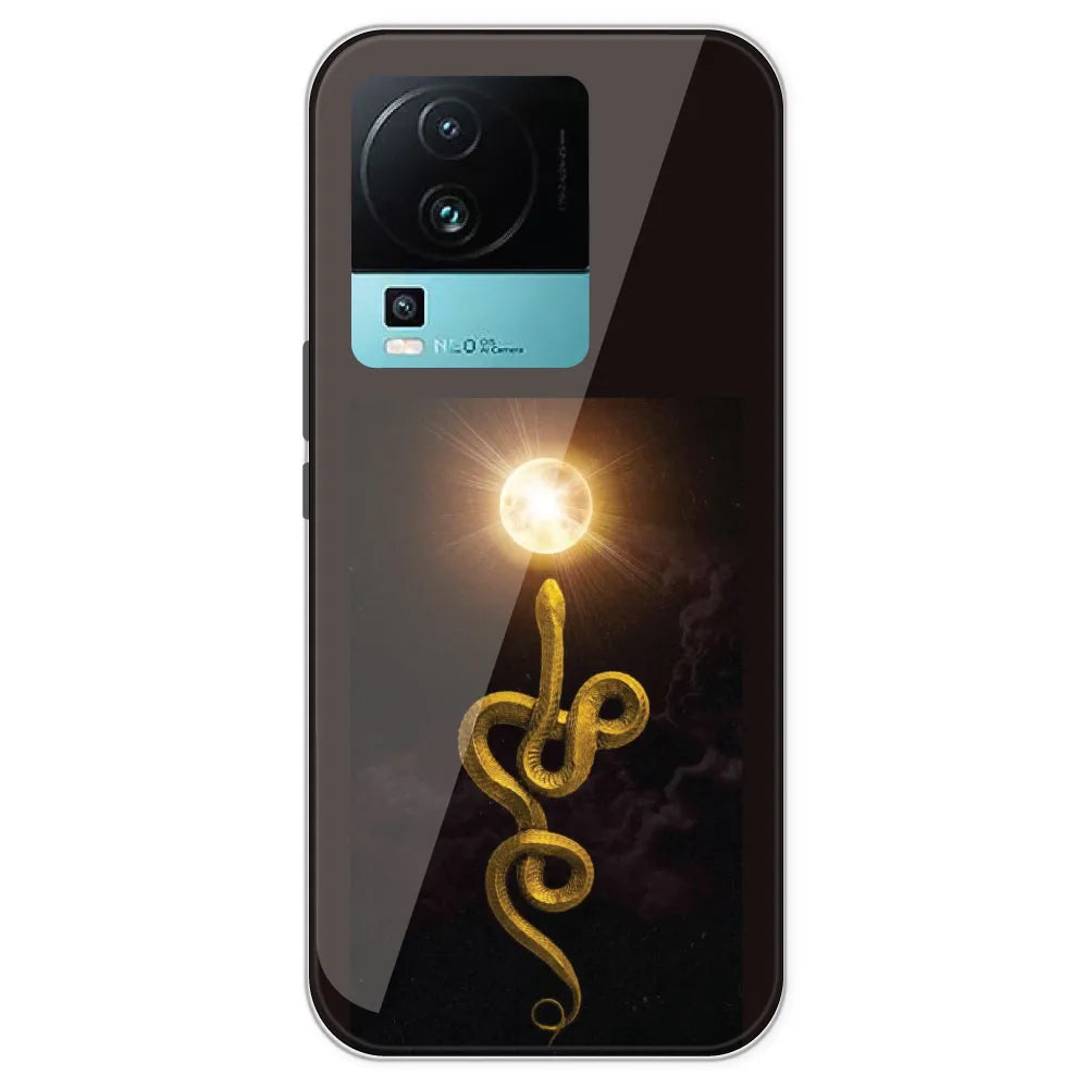 Golden Serpent - Printed Silicone Case For IQOO Neo 7