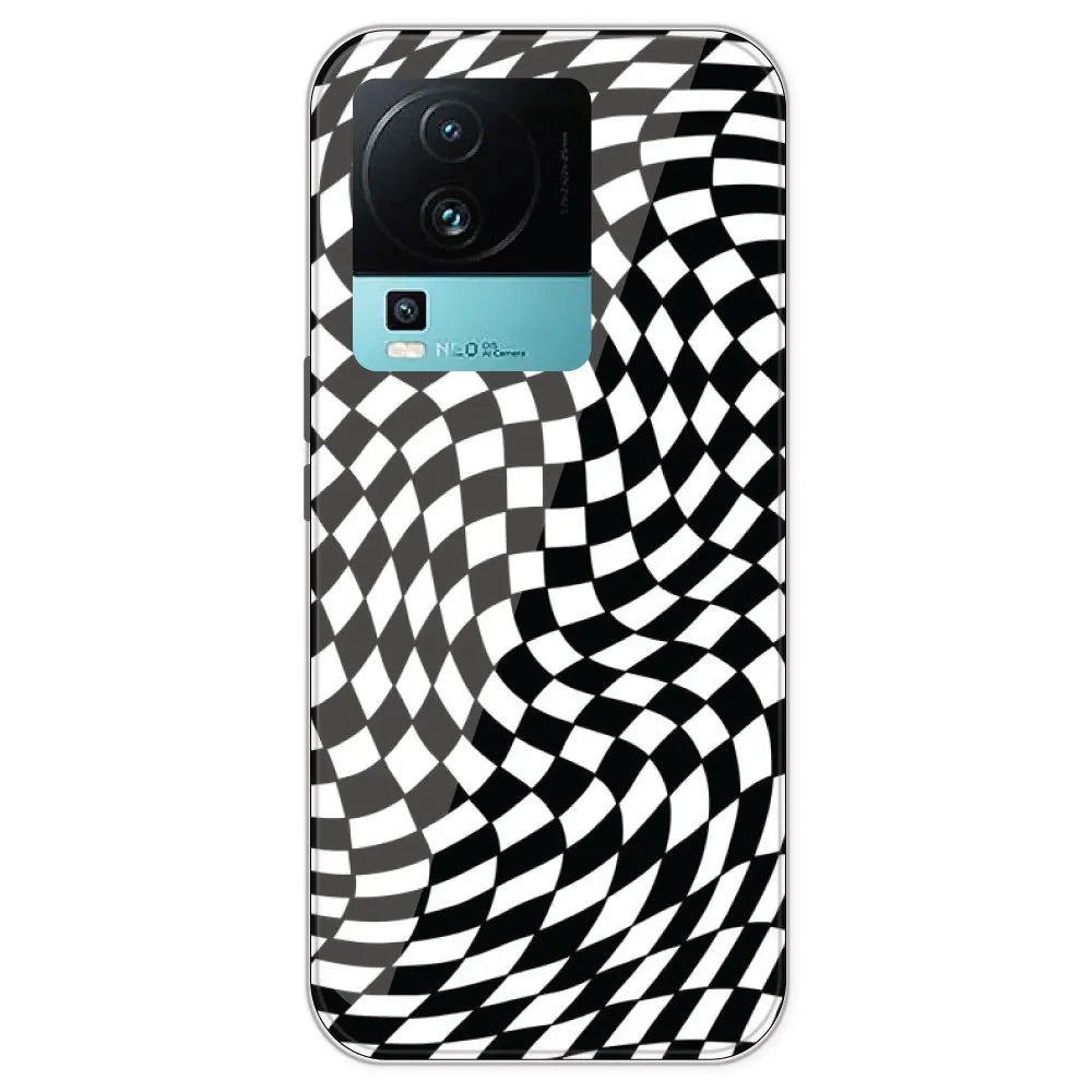 Checks - Printed Silicone Case For IQOO Neo 7