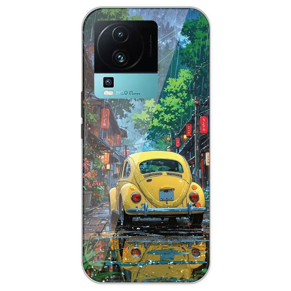 Yellow Bettle - Printed Silicone Case For IQOO Neo 7