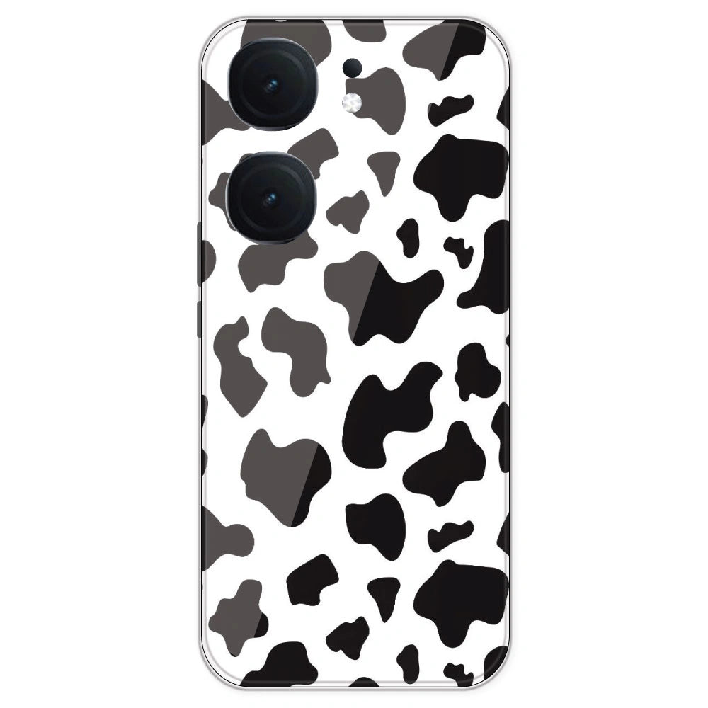 Cow Print - Clear Printed Silicone Case For IQOO Neo 9 Pro