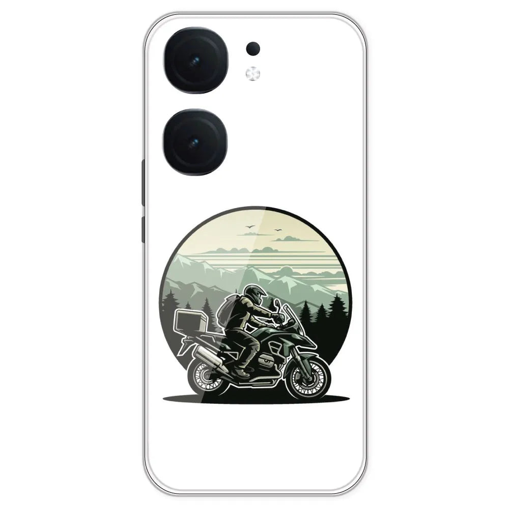 Biker - Printed Silicone Case For IQOO Neo 9 Pro