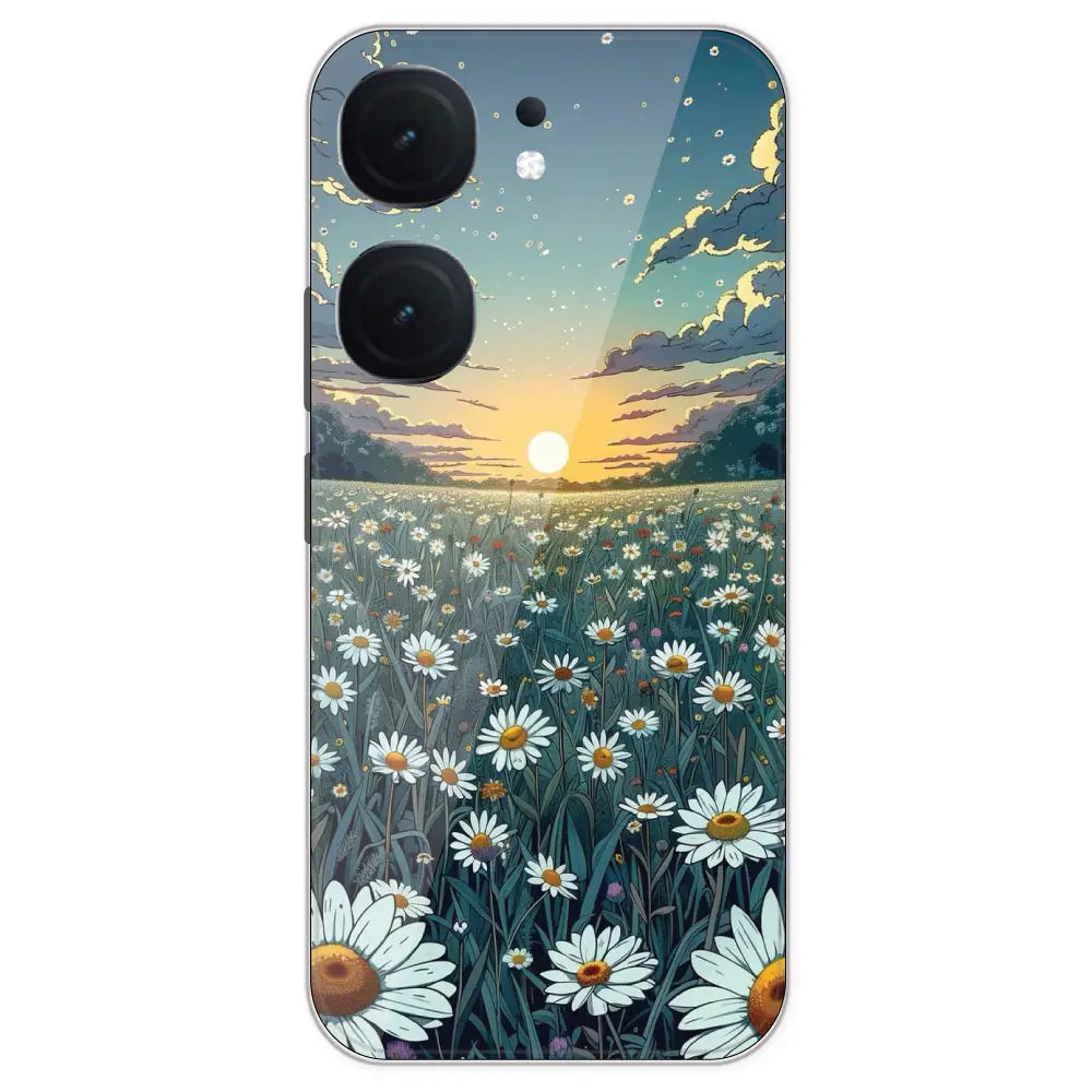 Daisy Sunset - Printed Silicone Case For IQOO Neo 9 Pro