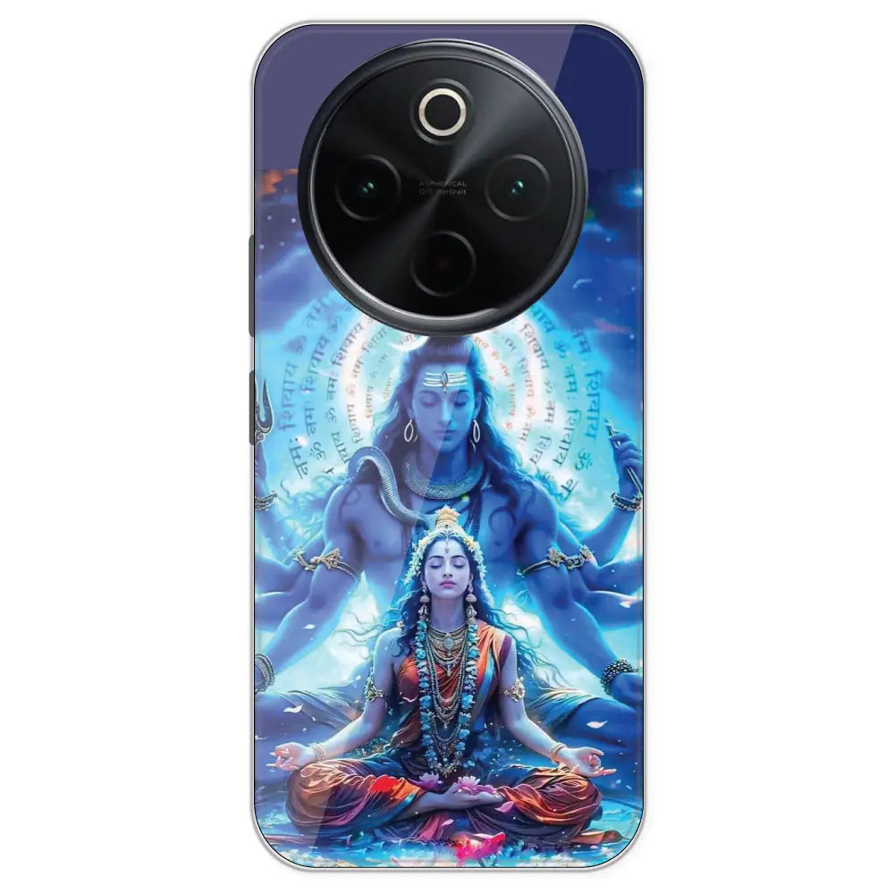 Shiv Parvati - Printed Silicone Case For IQOO Z10