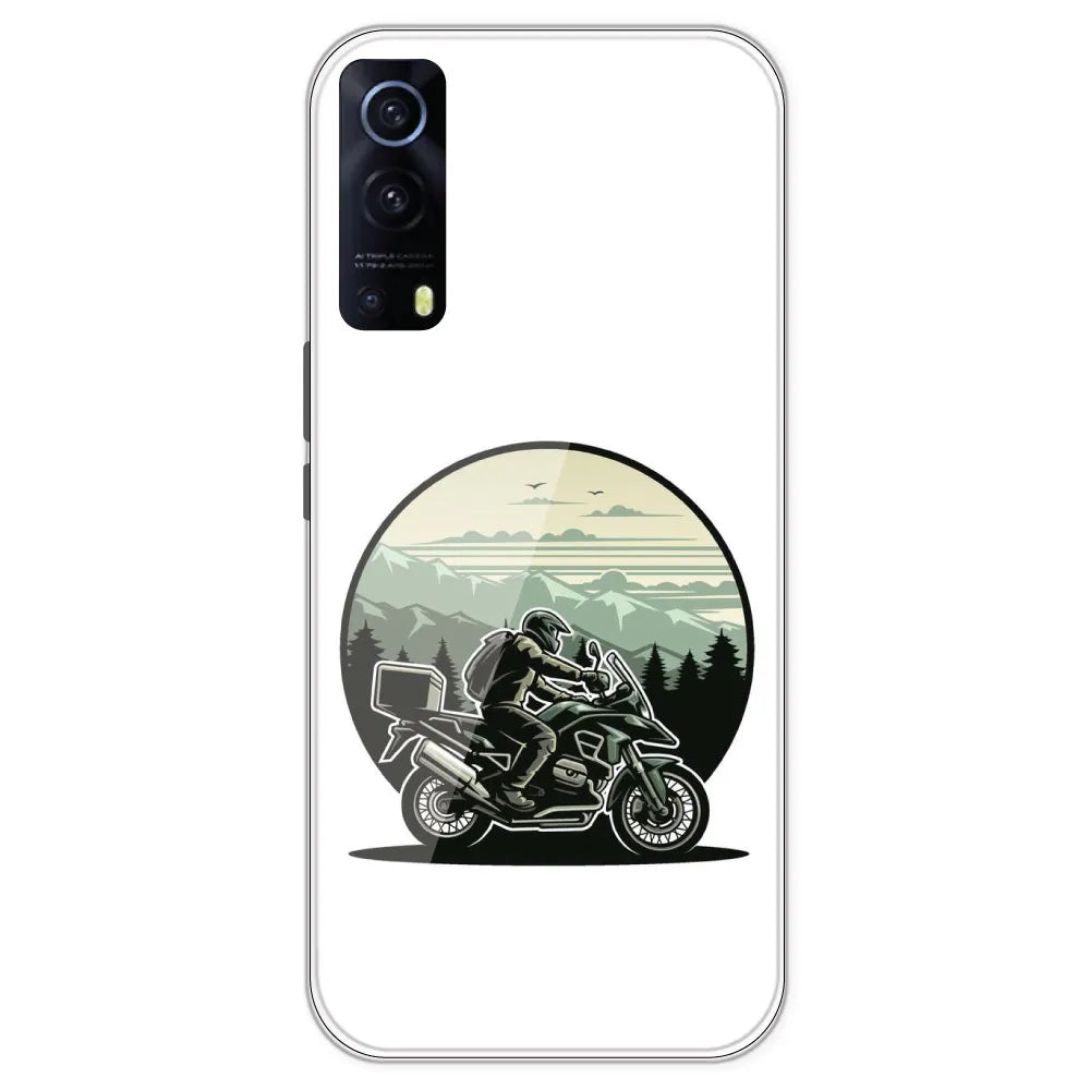 Biker - Printed Silicone Case For IQOO Z3