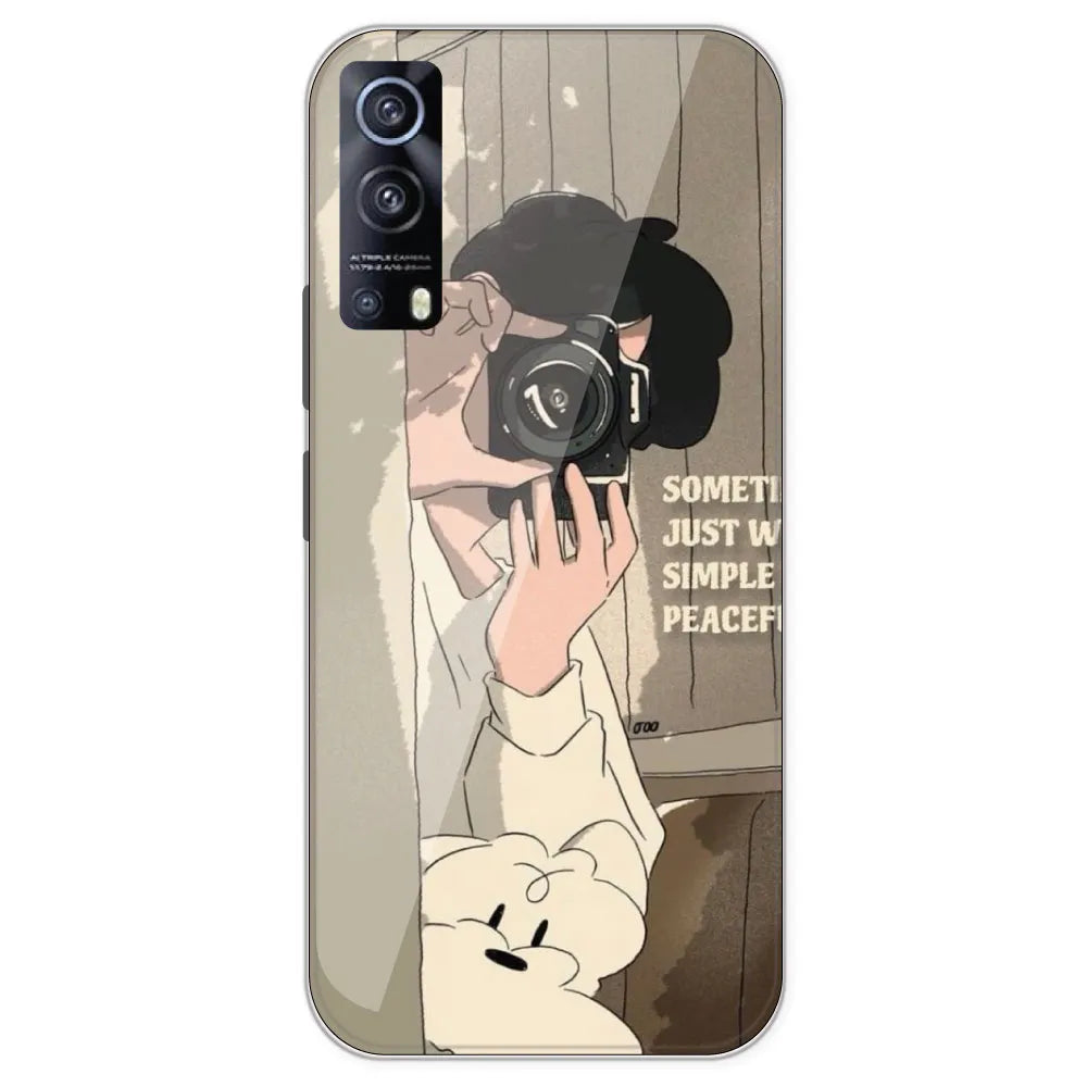 Book Collage - Printed Silicone Case For IQOO Z3