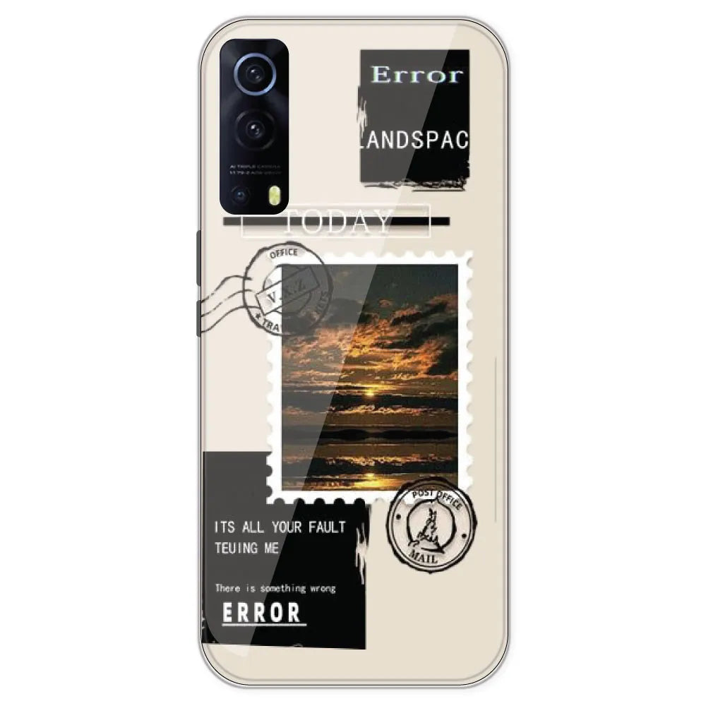 Post Card - Printed Silicone Case For IQOO Z3