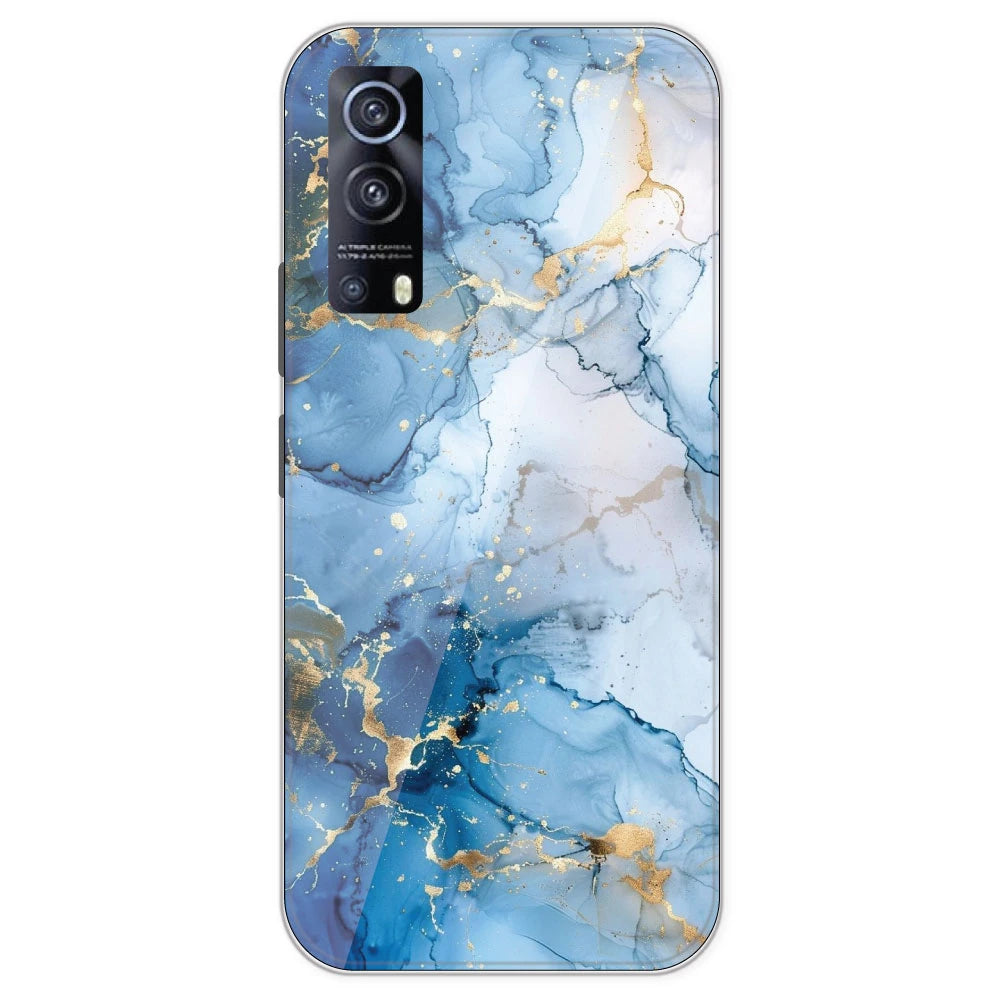 Blue Marble - Printed Silicone Case For IQOO Z3