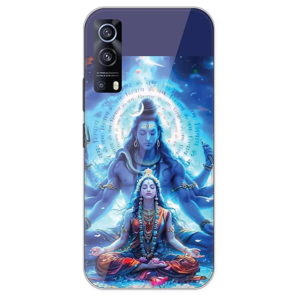 Shiv Parvati - Printed Silicone Case For IQOO Z3